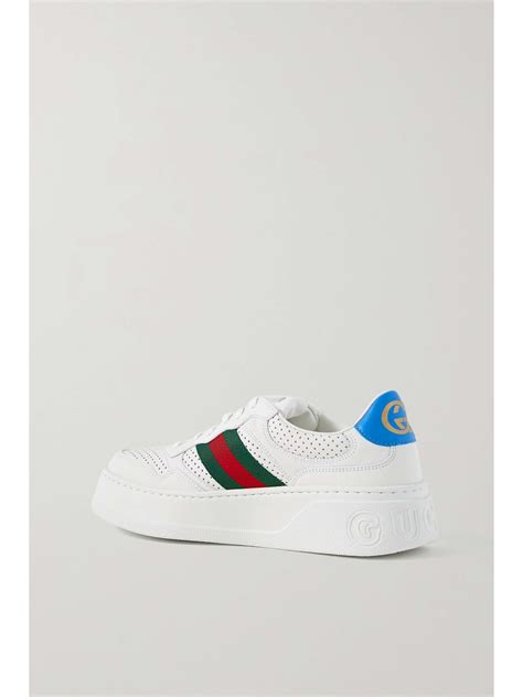 gucci perforated leather sneaker|where to buy gucci sneakers.